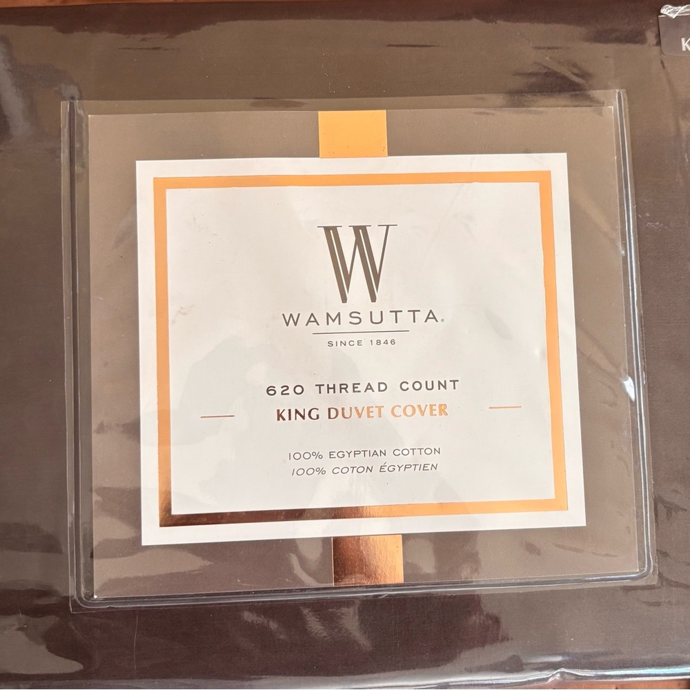 Wamsutta Brown Duvet Cover Luxurious Bedding